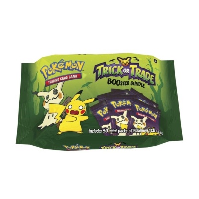 Pacote colecionável Pokémon Trading Card Game Trick or Trade Booster Bundle com Pikachu e Mimikyu