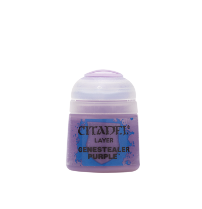 Citadel Layer Genestealer Purple paint pot with translucent purple lid