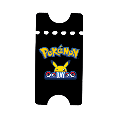Capa preta para rato com logótipo Pokémon, Pikachu e texto DAY