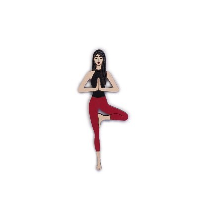 Tree pose pin (Vrksasana)