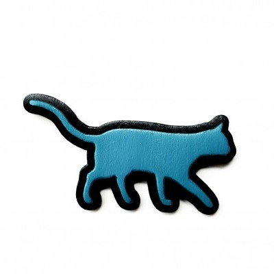 Walking cat pin