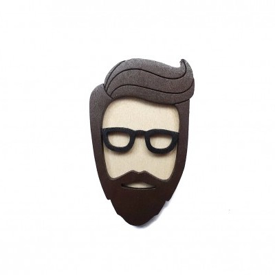 Stylish man pin