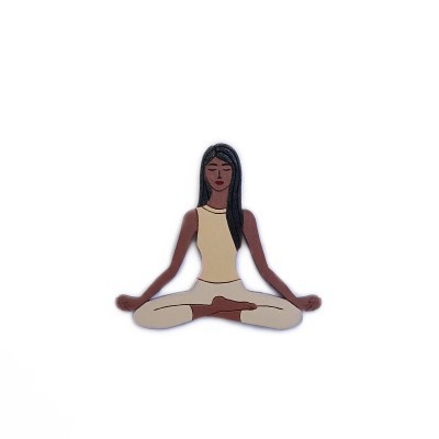 Meditation pin (Sukhasana)