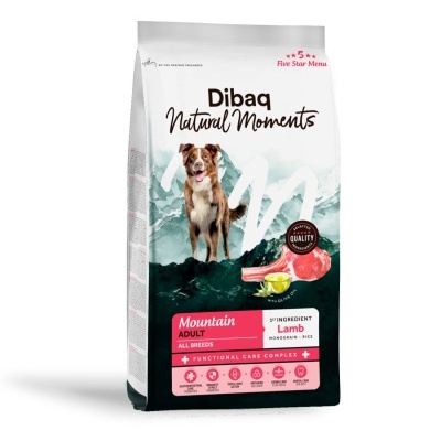 Embalagem de ração Dibaq Natural Moments para cães