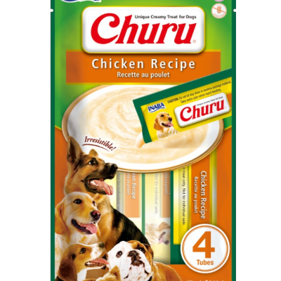 Pacote de snacks para cães Churu Chicken Recipe