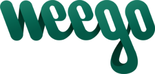 Logótipo verde da marca Weego