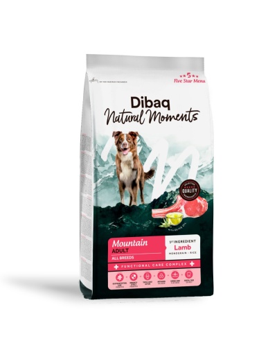 Embalagem de ração Dibaq Natural Moments para cães