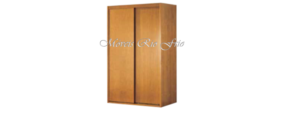 Armário de madeira castanho claro com portas deslizantes