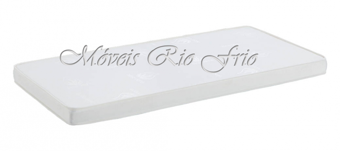 Colchão branco retangular simples