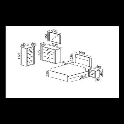Cama&#x20;de&#x20;Casal&#x20;Linha&#x20;Paris&#x20;I