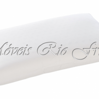 Travesseiro branco retangular simples