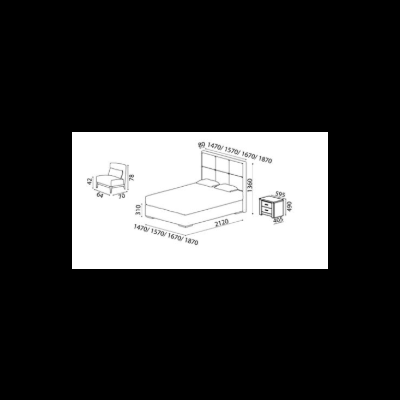 Cama&#x20;Estofada&#x20;Conjunto&#x20;Sophie