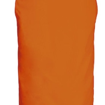 T-shirt sem mangas laranja vista de costas