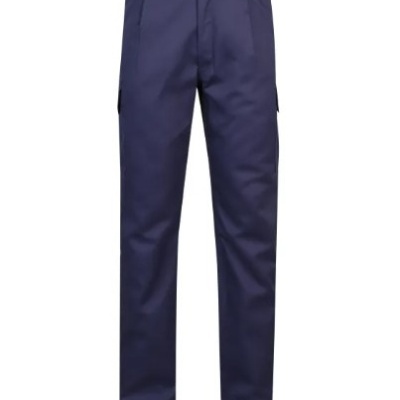 Calças azul escuro lisas para homem