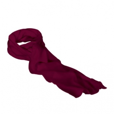 Cachecol vinho em tecido macio