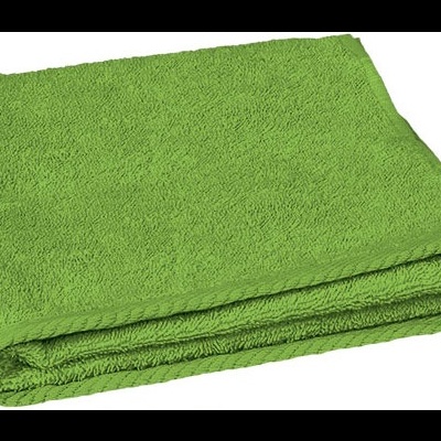Toalha verde dobrada