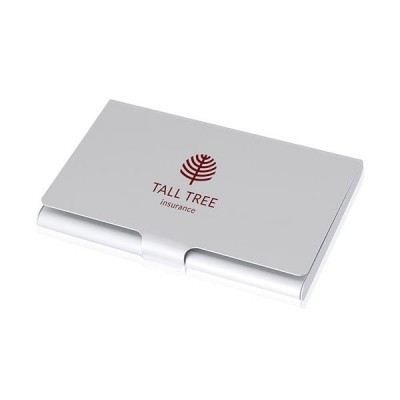 Caixa retangular branca com logótipo TALL TREE insurance