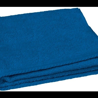 Toalha azul dobrada