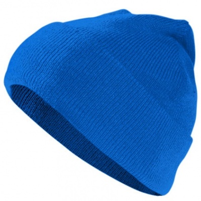 Gorro de malha azul