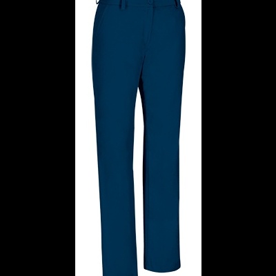 Calças compridas azuis em fundo branco