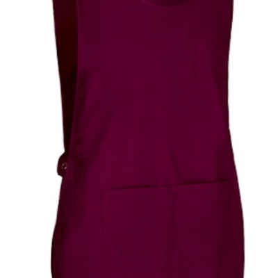 Colete vinho com bolso frontal e etiqueta interna