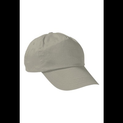 Boné cinzento claro com aba curva