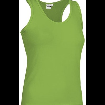 Camisola de alças feminina verde claro