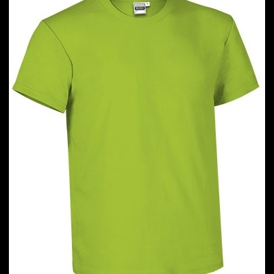 T-shirt verde-limão masculina de manga curta