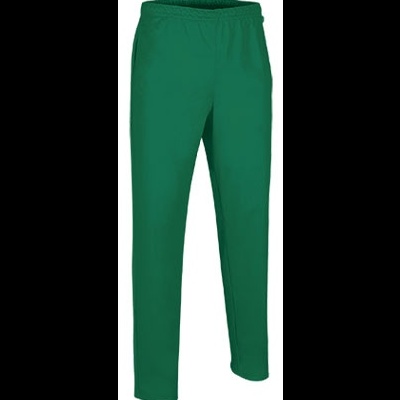 Calças compridas verdes com cintura elástica