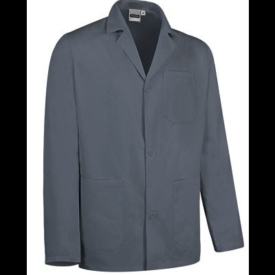 Blazer cinzento com botões e bolsos