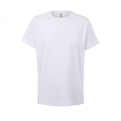 T-shirt branca básica de manga curta