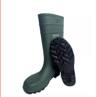 Botas de borracha verdes BCAMP com sola preta