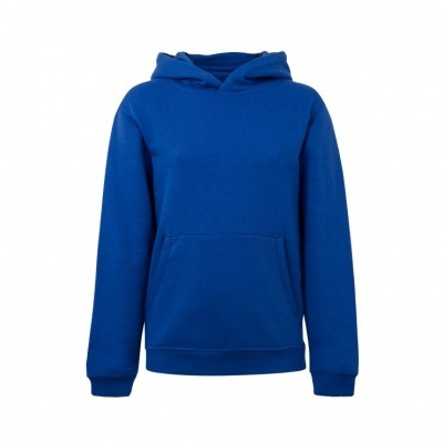 Sweatshirt azul com capuz e bolso frontal