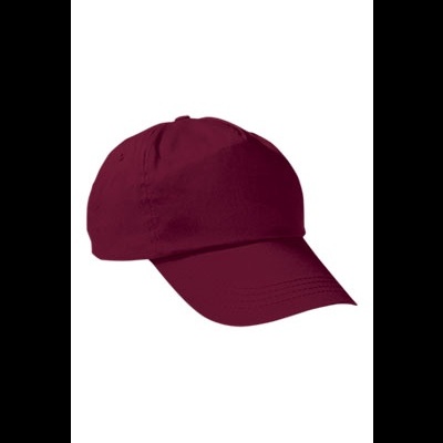 Boné bordeaux simples com aba curva