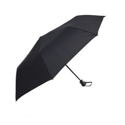 Guarda-chuva preto compacto aberto