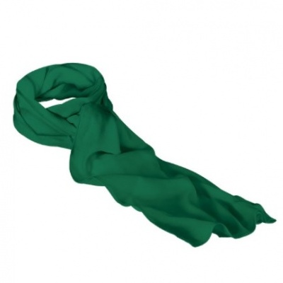 Lenço verde sobre fundo branco