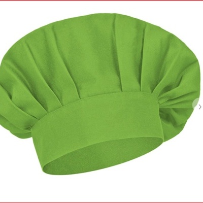 Chapéu de chef de cozinha verde