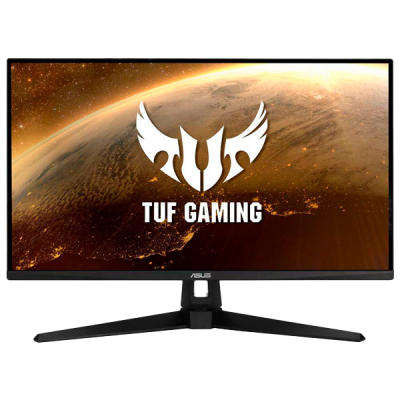 Monitor ASUS TUF GAMING com ecrã curvo ultrapanorâmico e suporte preto em V