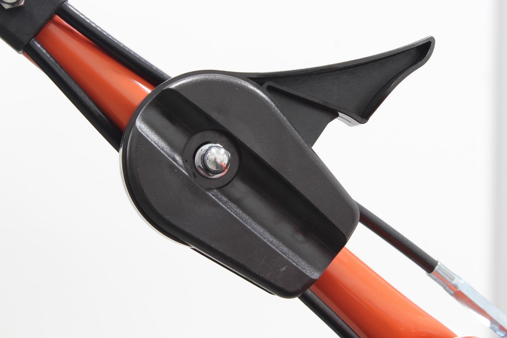 Máquina de Corte de Relva 150CC 510MM Alavanca de mudança de marchas preta e estrutura metálica laranja