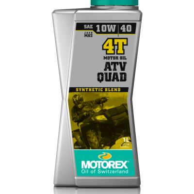 Frasco de óleo Motorex 4T para ATV Quad com tampa verde