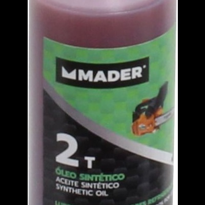 Frasco de óleo sintético para motores 2 tempos da marca MADER