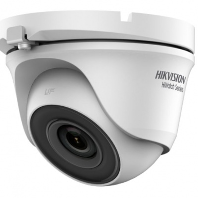 Câmara de segurança domo branca HIKVISION HiLook Series.