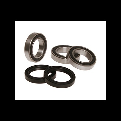 Conjunto de rolamentos e vedações circulares em metal e borracha