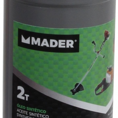 Garrafa de óleo sintético MADER 2T para motores refrigerados por ar