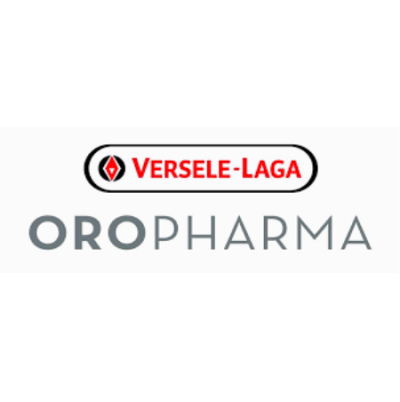 Logótipo da marca VERSELE-LAGA e OROPHARMA em fundo branco