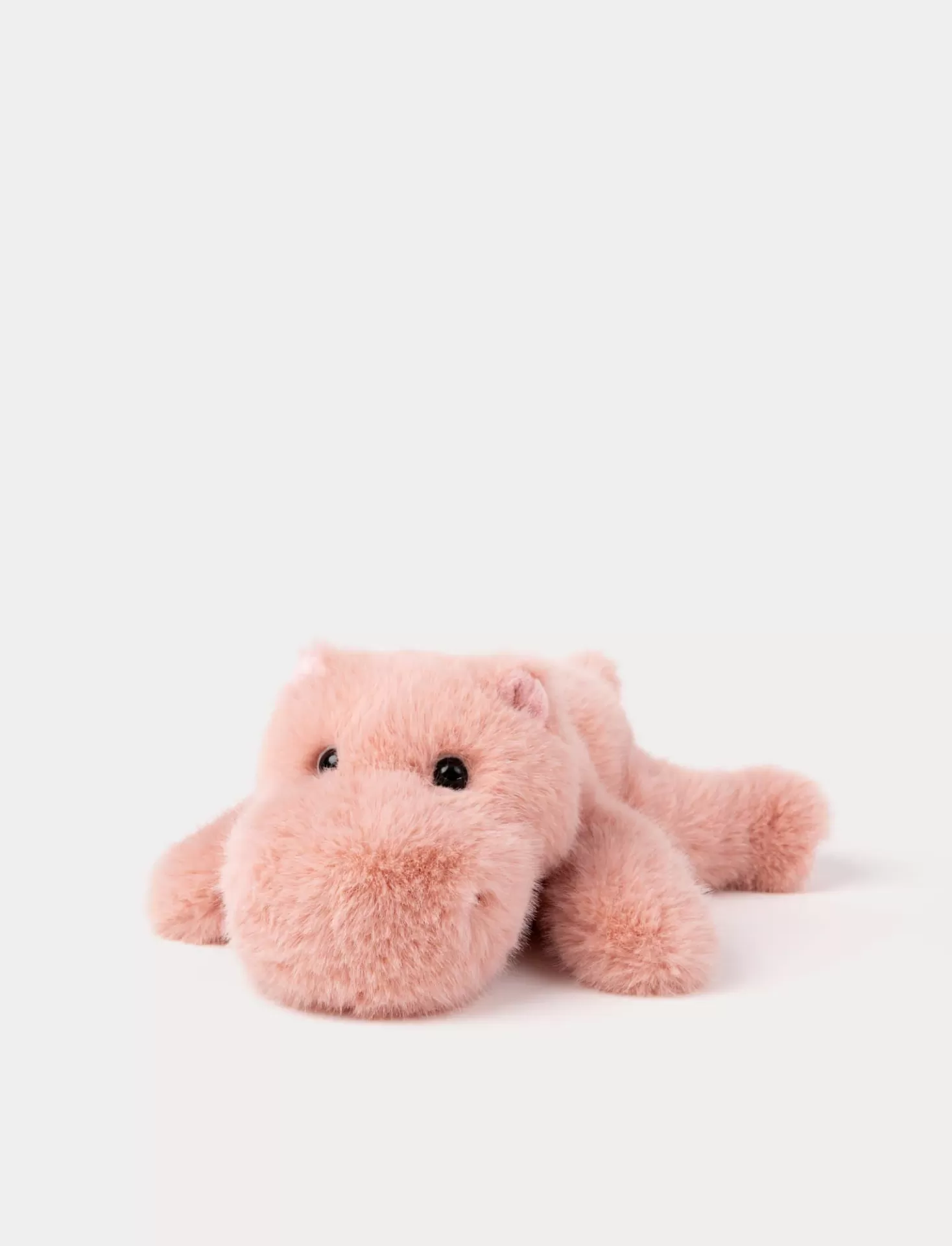 Pelúcia hipopótamo cor de rosa