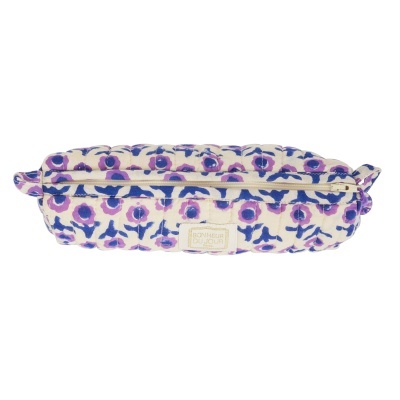 Estojo&#x20;Escolar&#x20;&#x7C;&#x20;Floral&#x20;Roxo