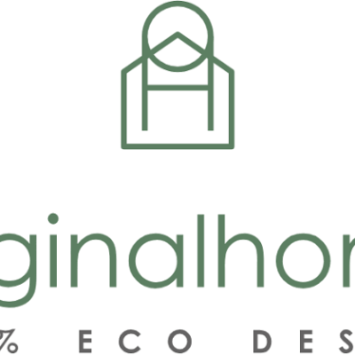 Logótipo da marca originalhome com texto 100% ECO DESIGN