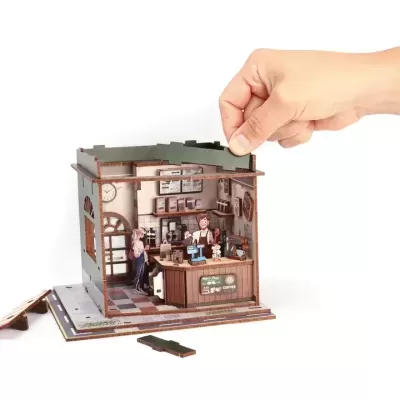 Vitrine&#x20;3D&#x20;em&#x20;Madeira&#x20;&#x7C;&#x20;Cafetaria