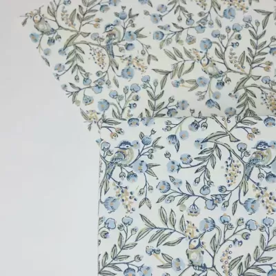 Folha&#x20;de&#x20;Papel&#x20;de&#x20;Embrulho&#x20;&#x7C;&#x20;P&#x00E1;ssaro&#x20;Azul